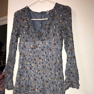 Blue Floral Dress